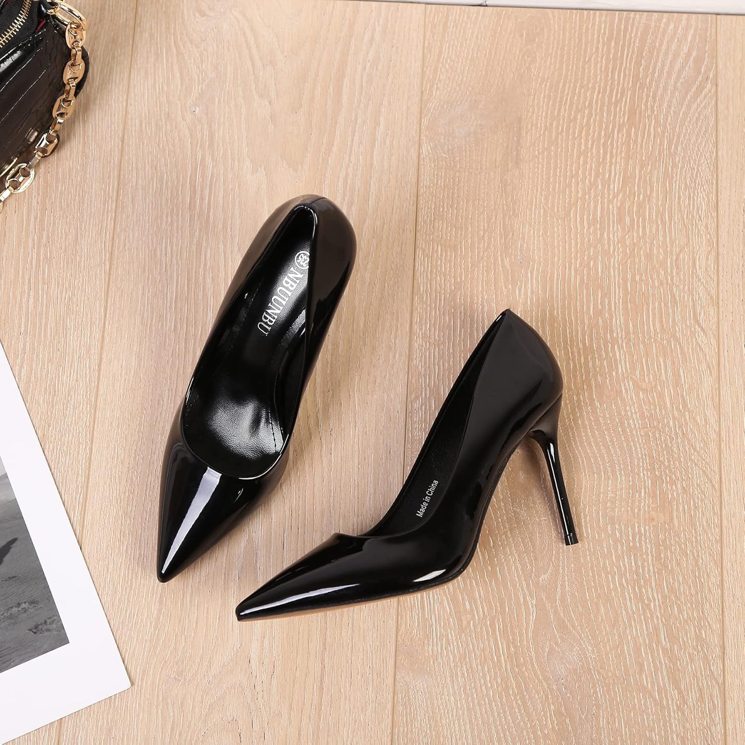 Women'S Pumps Nude White Black Heels Sexy High Heels Wedding Shoes Comfortable Kitten Closed Toe Heels for Women Pointed Toe Stiletto Classic Pumps